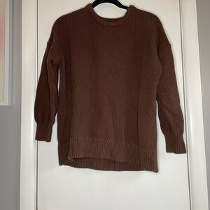 Old Navy Cozy Brown Knit Sweater